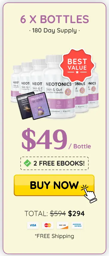 Neotonics-6 bottle-price